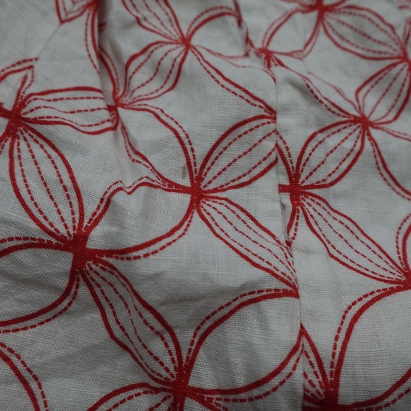 JM Collection Jacket Womens 12 Linen Button Up Geometric Lightweight Spring Blaz - Picture 11 of 13